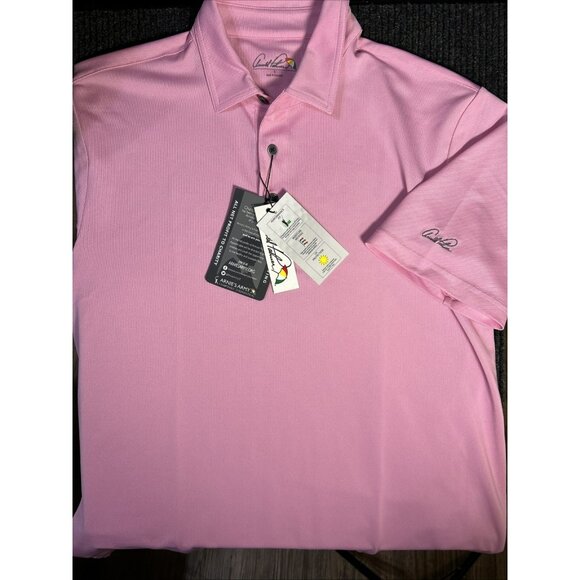 Arnold Palmer Men’s Pink Golf Polo Shirt Short Sleeve NWT | Classic Casual - Picture 1 of 6